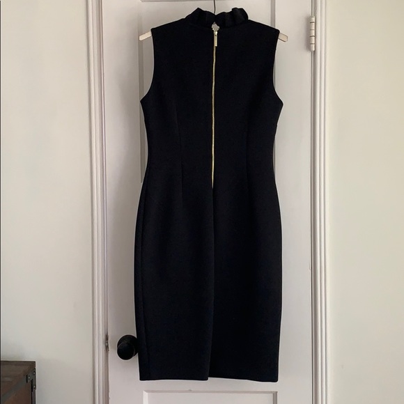 Black sleeveless Calvin Klein Cocktail Dress - Picture 3 of 3